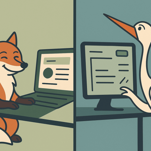 le renard et la cigogne ux